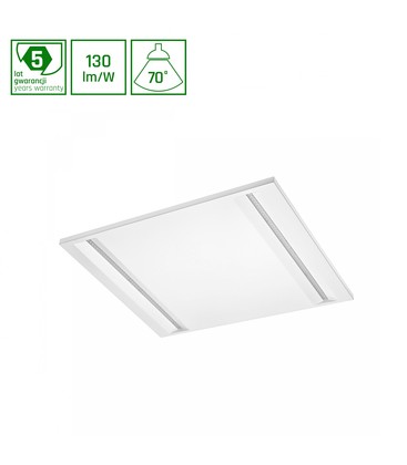 Algine Line Loft Panel LED 44W 120lm/W IP20 600x600mm Neutral hvid