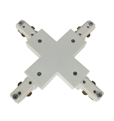 LEDlife X-samler til skinnespots - Hvid, 1-faset, 1F3W