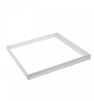 60x60 påbygningsramme til LED panel - Hvid, højde 4,5-5cm, til Algine armaturer