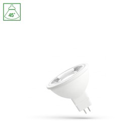 Elmateriel LED MR16 12V 4W - 45° Neutral Hvid, med Linse, Spectrum