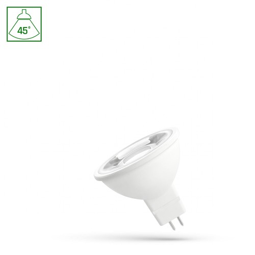 GU5.3 / MR16 4W LED pære, 12V - 3000K, 45 grader, 380lm