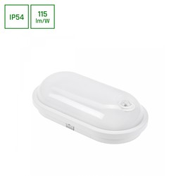 Producenter Technic Lampe LED 20W IP54 230V - Oval, Neutral hvid, PIR.