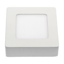 Algine Eco 6W - LED, firkantet, 230V, IP20, kold hvid, loftpanel, hvid ramme, overflademonteret.