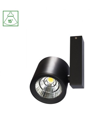 CHLOE LED 16W - 230V, IP20, 15°, Varm Hvid, Loft Sort