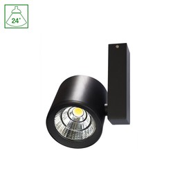 Producenter CHLOE COB LED 16W - 230V, IP20, 24°, Varm Hvid, Loft, Sort