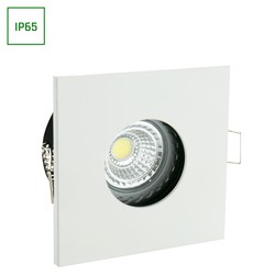 Spectrum LED Fiale IV GU10 - Firkantet, hvid, IP65, uden lyskilde