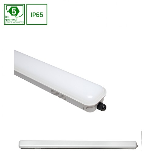 120cm 36W Limea LED armatur - 2900lm, IP65, 6000K, mælkehvidt cover