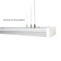 Limea 1200mm 40W - Prismatica, Neutral hvid, 230V, 100°, IP44, IK10, 1200x110x60mm