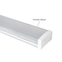 Limea 1200mm 40W - Prismatica, Neutral hvid, 230V, 100°, IP44, IK10, 1200x110x60mm