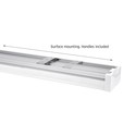 Limea 1200mm 40W - Prismatica, Neutral hvid, 230V, 100°, IP44, IK10, 1200x110x60mm