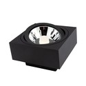 Mirora AR111 Overflade GU10 - 250V, IP20, 145x145x85mm, Sort, Firkantet, Justerbar, Spot, Uden Lyskilde.