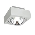 MIRORA AR111 Overflade GU10 - uden lyskilde, 250V, IP20, 145x145x85mm, hvid, firkantet, justerbar, spot