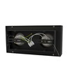 Mirora AR111 X2 dobbelt påbygningsspot - Sort, rektangulær, justerbar, til 2x GU10, 29,3 x 14,5 cm