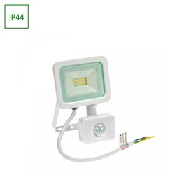 Elmateriel Noctis Lux 2 230V - 10W IP44, Hvid, Med sensor