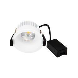 LED downlights HiluX D7 Gen2 - 6W, 420lm, RA95, 2700K, Dæmpbar, Udendørs, Hvid