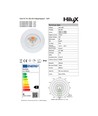 D3 Tilt360 Full Spectrum LED indbygningsspot RA97 - 2700K, Hvid