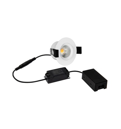 D3 Tilt360 Full Spectrum LED indbygningsspot RA97 - 3000K, Hvid
