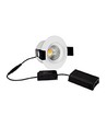 D8 Tilt360 Full Spectrum LED indbygningsspot RA97 - 2700K, Hvid