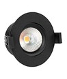 D8 Tilt360 Full Spectrum LED indbygningsspot RA97 - 2700K, Sort
