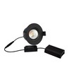 D8 Tilt360 LED indbygningsspot RA97 - 3000K, Sort