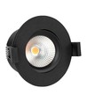 D8 Tilt360 LED indbygningsspot RA97 - 3000K, Sort