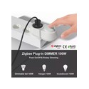 Zigbee Smartplug m. Lysdæmper - Schuko