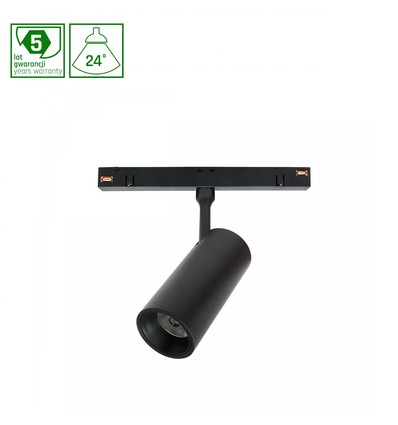 10W SHIFT Spot M - 24°, Sort, 44x157x178mm, 2 kredsløb