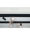 10W SHIFT Spot M - 24°, Sort, 44x157x178mm, 2 kredsløb