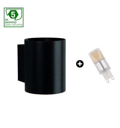Sæt: Squalla G9 Rør + 4W LED pære - 3000K (Varm hvid)