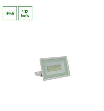 20W LED projektør - 2050lm, IP65, 6000K, kold hvid, udendørs