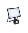 30W LED projektør med sensor - 6000K (Kold hvid), sort