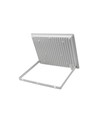 50W projektør - IP65, Hvid, arbejdslampe, Varm hvid, 18x14x2.7cm