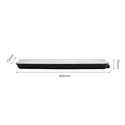 Limea Gigant vandtæt 20W Neutral hvid - 600mm 230V 120° IP65 IK09 600x72x70mm Sort