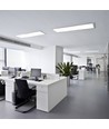 120x30 LED panel, 40W - Højde:29mm, 110lm/W, indbygget i hvid ramme