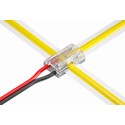 LED strip 8 i 1 samler - 8mm COB, enkeltfarvet, IP20, 5V-24V