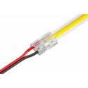 LED strip 8 i 1 samler - 8mm COB, enkeltfarvet, IP20, 5V-24V