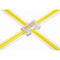 LED strip 8 i 1 samler - 10mm COB, enkeltfarvet, IP20, 5V-24V