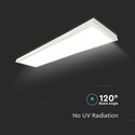 V-Tac 120x30 LED panel - 40W, 4000lm, indbygget i hvid ramme