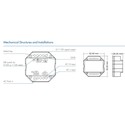 LEDlife rWave 1-10V Zigbee indbygningsdæmper - Hue kompatibel, RF, push-dim, LED dæmper, til indbygning