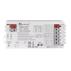Smart Home Enheder Gledopto Pro 5i1 Zigbee strip controller - Hue kompatibel, 12V/24V, RGB+CCT