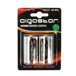 Batterier Alkalisk Batteri LR14C 1.5V - 2-pak