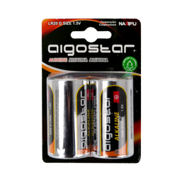 Batterier Alkaline Batteri LR20D 1,5V 2-pak