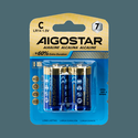 2 stk. Alkaline Batteri - LR14C, 1.5V