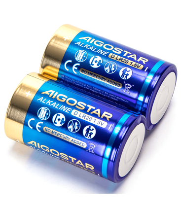 Alkalisk batteri - LR20D 1,5V 2-pak