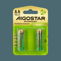 2 stk. Genopladeligt AA Batteri - 1600mAh, 1.2V