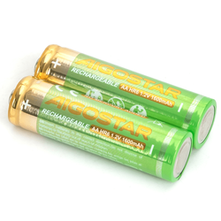 Batterier 2 stk. Genopladeligt AA Batteri - 1600mAh, 1.2V