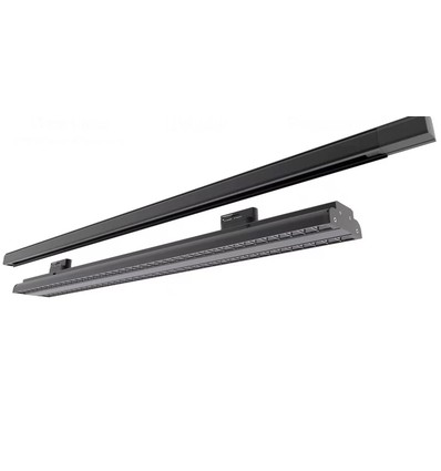 85W 3-faset Shoplight butiksbelysning - 155lm/W, 120 graders justerbar spredning, Sort