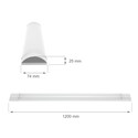 VIGA LED 32W 230V 120cm IP20, uden ophæng, kold hvid