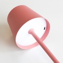 Opladelig LED bordlampe Inde/ude - Pink, touch dæmpbar, CCT, IP54 udendørs