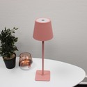 Opladelig LED bordlampe Inde/ude - Pink, touch dæmpbar, CCT, IP54 udendørs